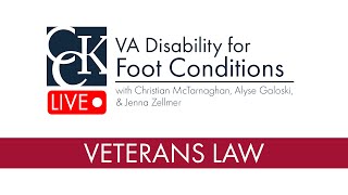 VA Disability for Foot Conditions