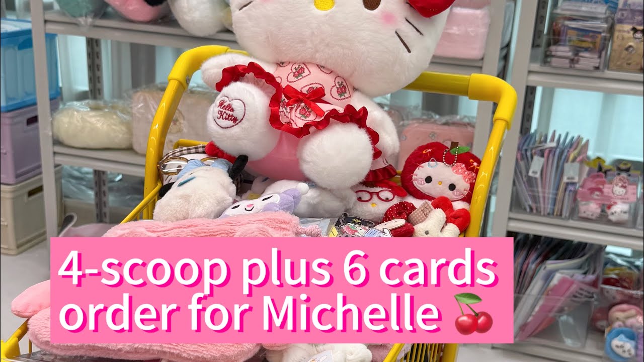 4-scoop plus 6 scratch cards for Michelle 🩷 #luckyscoopS