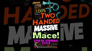 Easy Two-Handed Mace Craft For Titans | PoE 2 #pathofexile2 #crafting #shorts