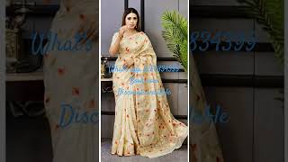 *Allover zari with multi buta work bonolata saree**With BP**Best quality**Price-1000#saree #prepaid
