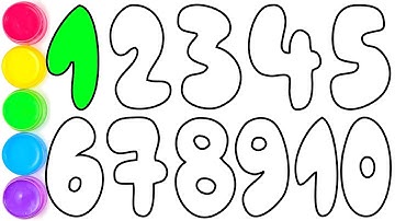 1234567890, Easy Numbers Drawing 1 to 10 | Art for Kids Step by Step, ks art