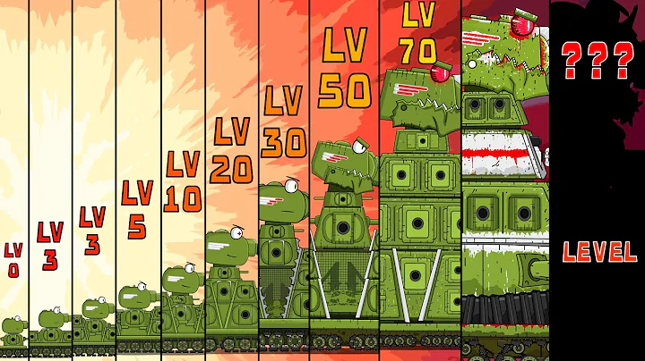 All series - KV-44 Mega Leveling + BONUS: Cartoons about tanks
