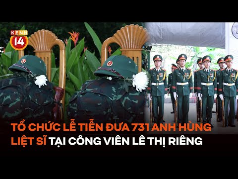 Solemn Ceremony Held to Lay 731 Heroic Martyrs from Le Thi Rieng Park to Rest #JTGN