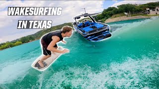 WAKESURFING IN AUSTIN TEXAS