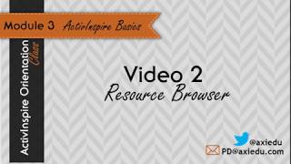 ActivInspire Orientation M3 V2   Resource Browser