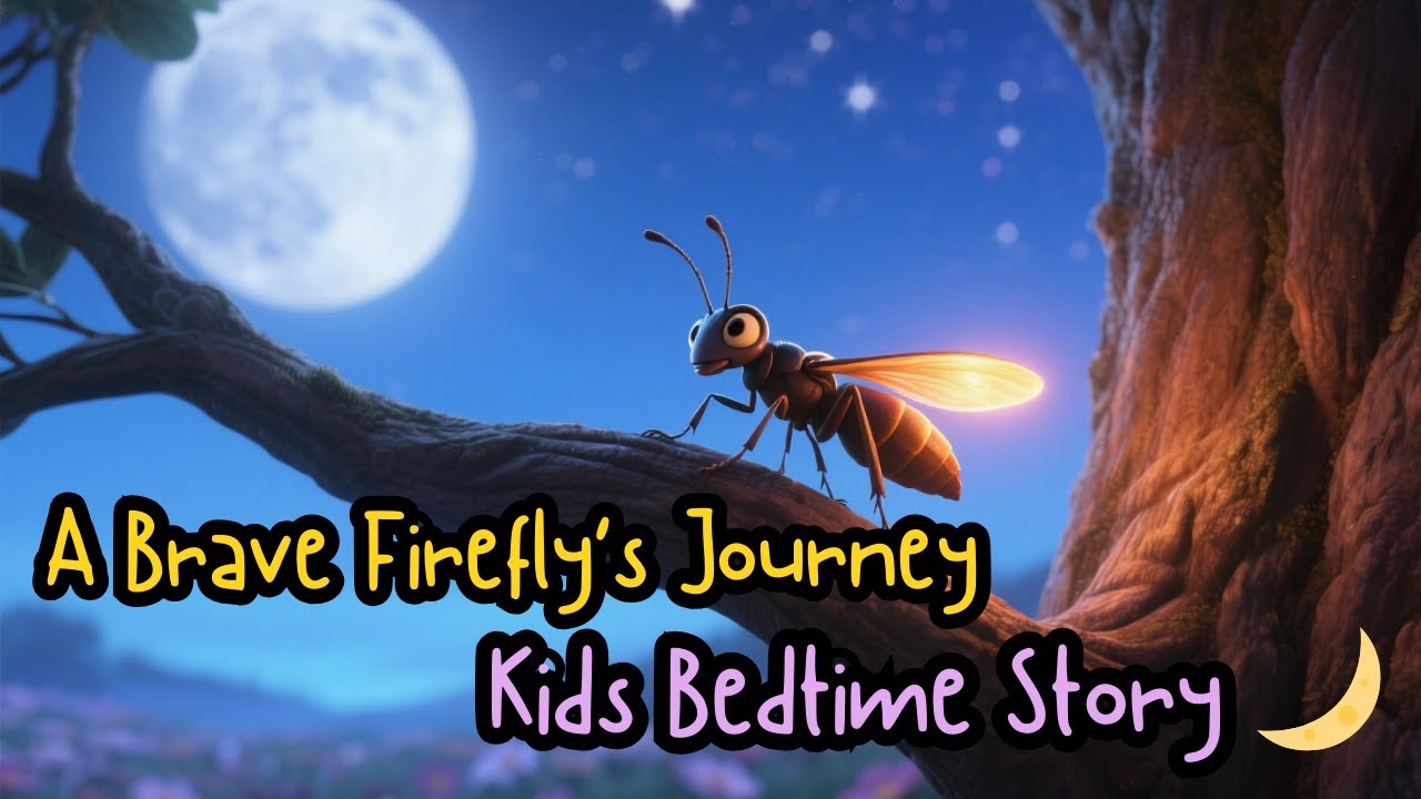 Bedtime Story for Kids 🌙 | A Brave Firefly’s Journey