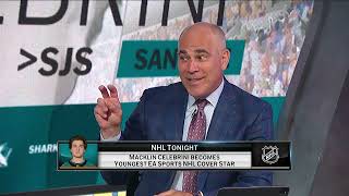 Macklin Celebrini named the EA Sports NHL 27 cover athlete