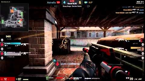 Karrigan quick double to secure the round against nip at DreamHack Masters Malmö 2016