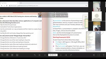 04.01.2022| STD IV| COMPUTER| CHAPTER 8| INTRODUCTION TO POWERPOINT 2013