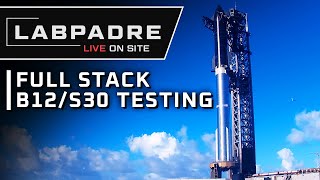 SpaceX Booster 12 and Ship 30 Testing