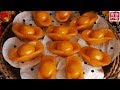 Jinyuanbao rice cake made of pumpkin。南瓜金元宝小年糕，软糯香甜，非常好吃，做法超级简单！