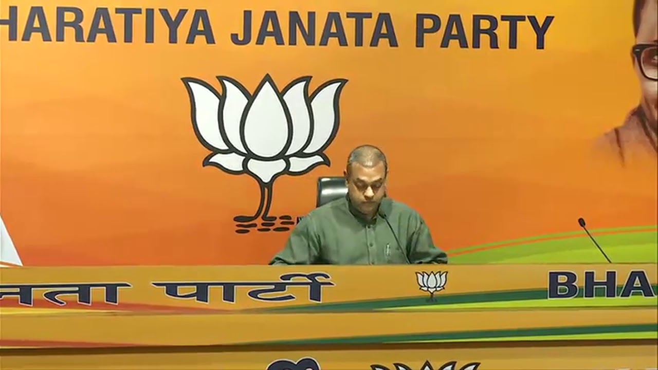 Media Briefing by BJP National Spokesperson Dr. Sambit Patra at BJP HQ, New Delhi