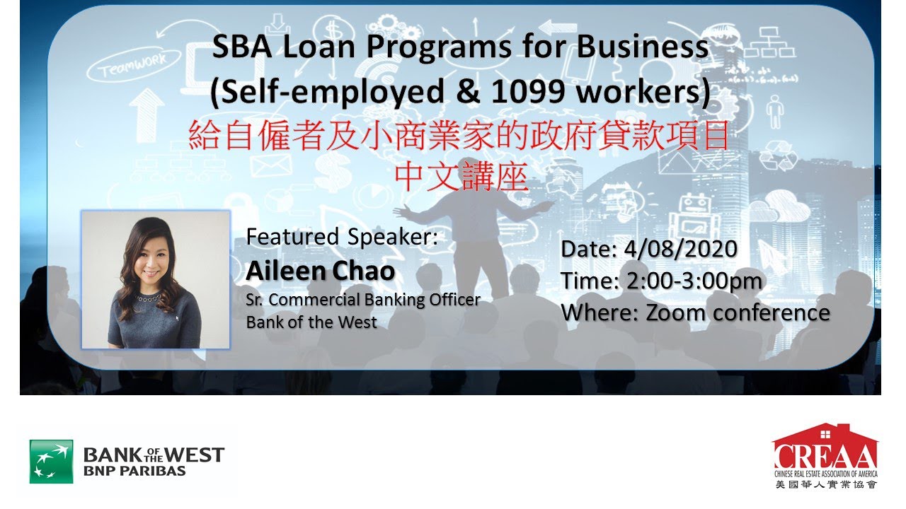 April 8, 2020 SBA Loan Programs for Business