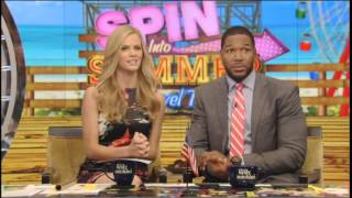 Kelly Mchale  With Kelly And Michael Spin Into Summer Travel Trivia Bikini 62514