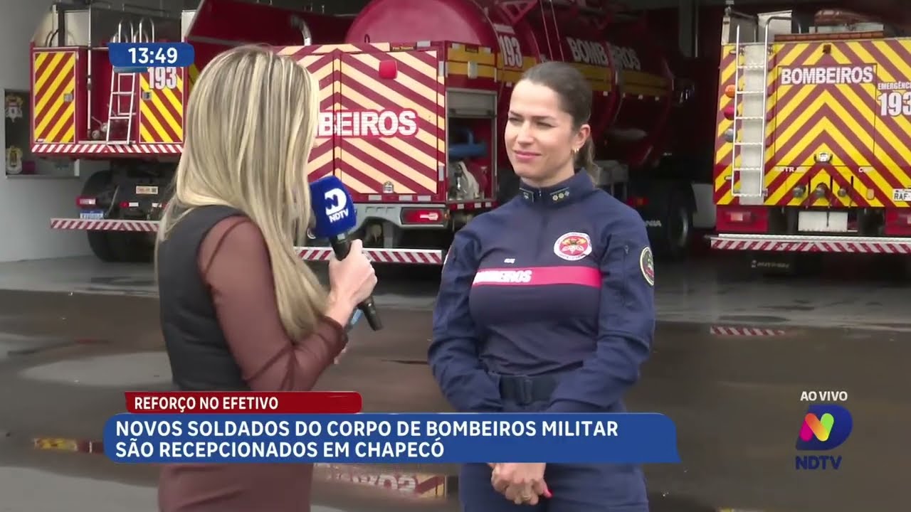 Chapecó recebe novos soldados para reforçar efetivo do Corpo de Bombeiros