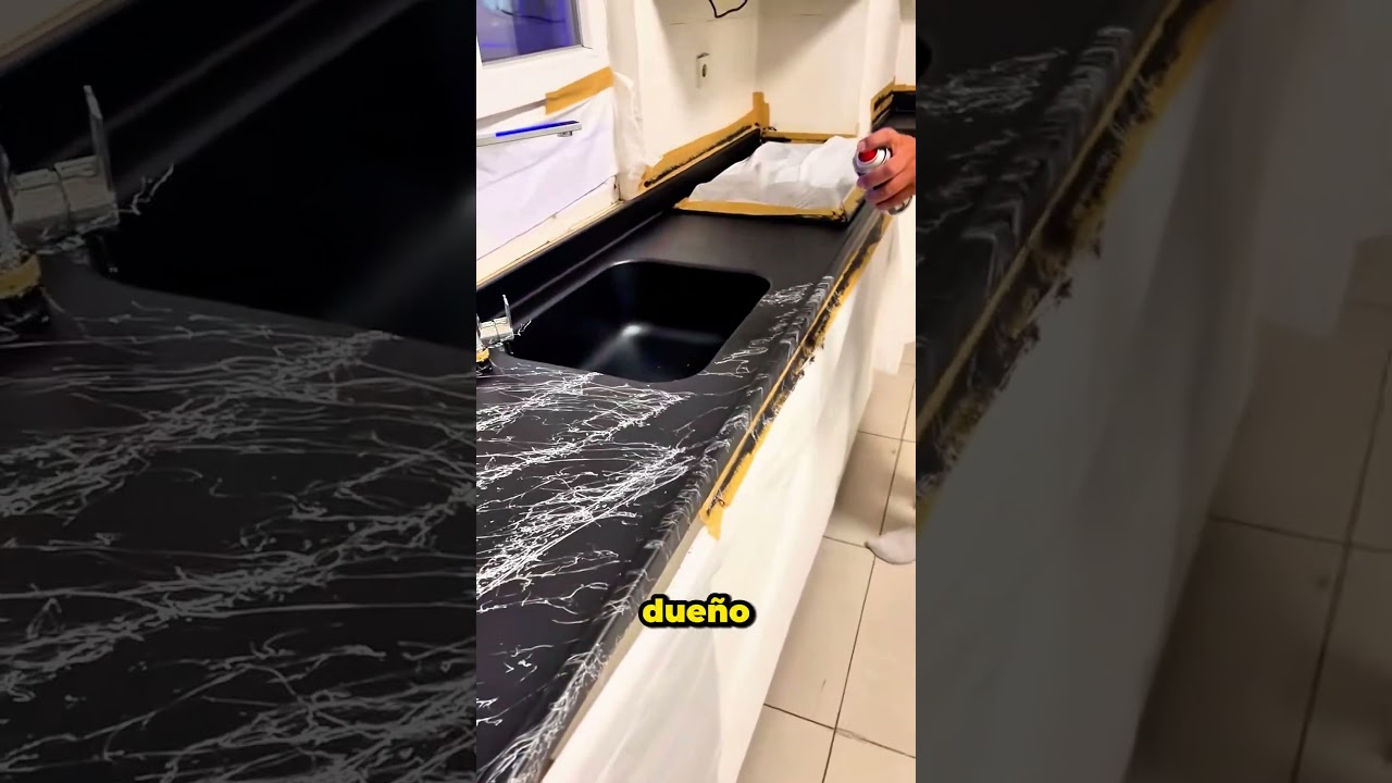 ¡No vas a creer cómo quedó esta cocina con solo un rociado!