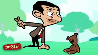 mr bean teaches teddy fetch park mr bean animated season