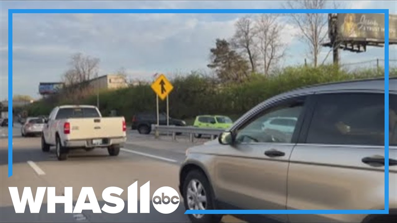 Motorcyclist dies after crash on I-64 in Louisville - YouTube