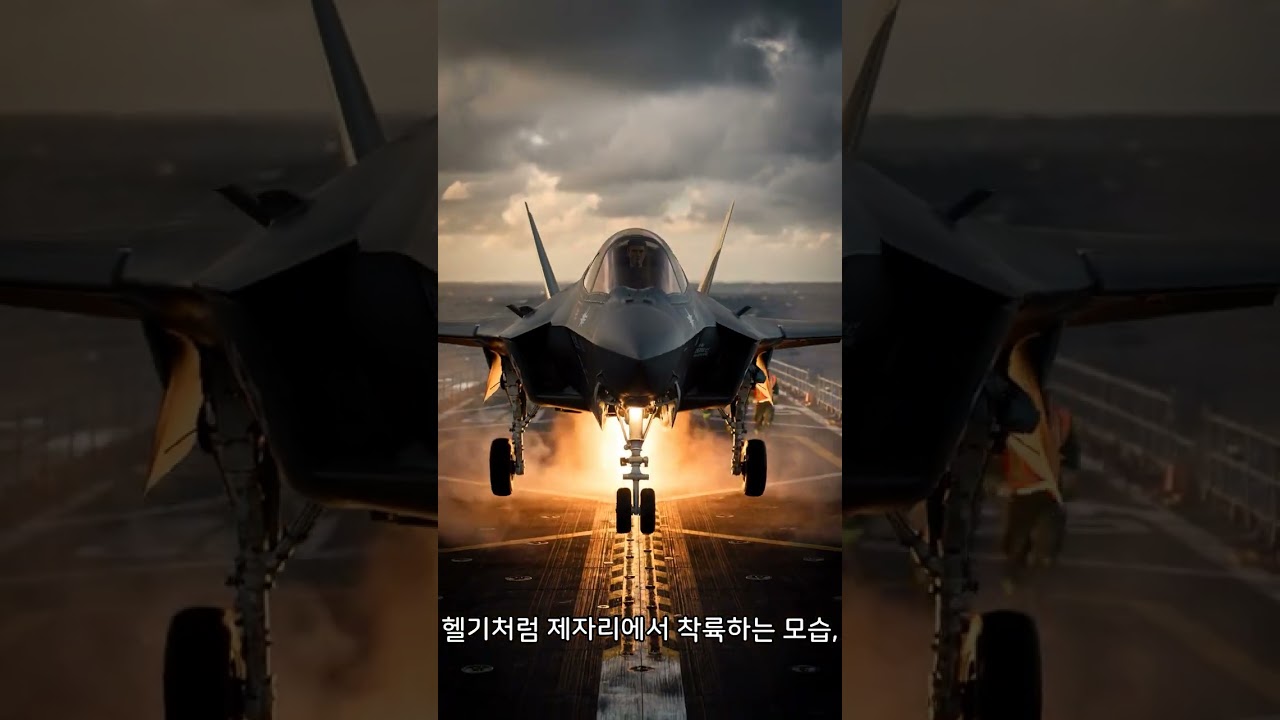 F-35 전투기 수직착륙 실제 영상.. 이게 가능해? 😱 #shorts