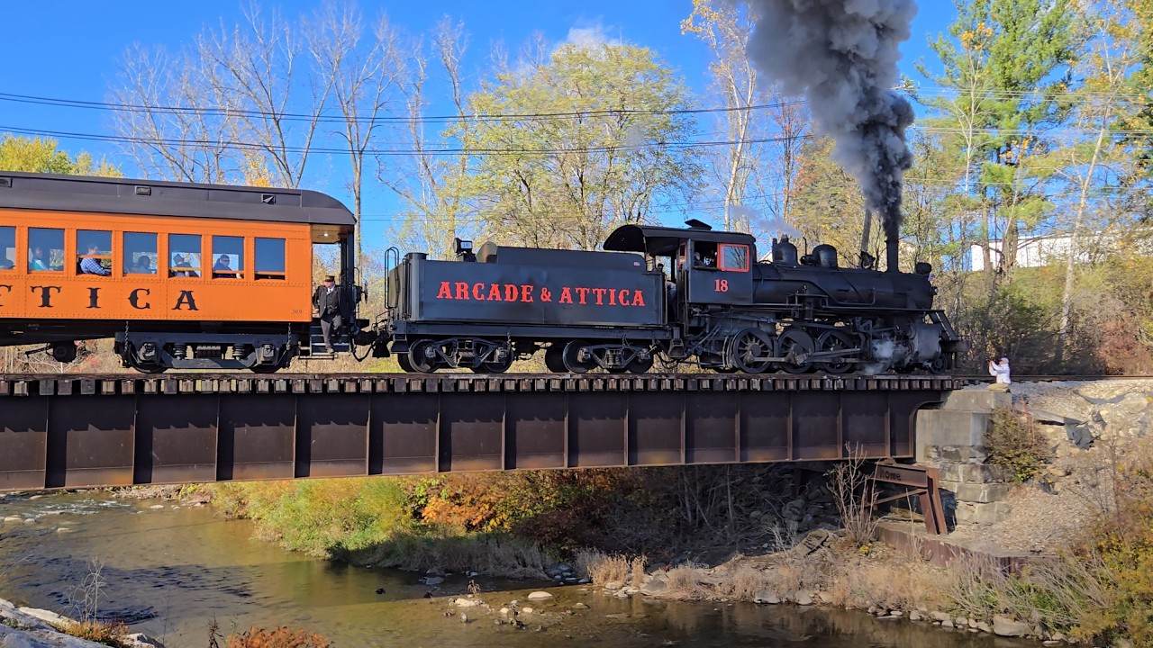 All Aboard the Arcade and Attica Railroad
