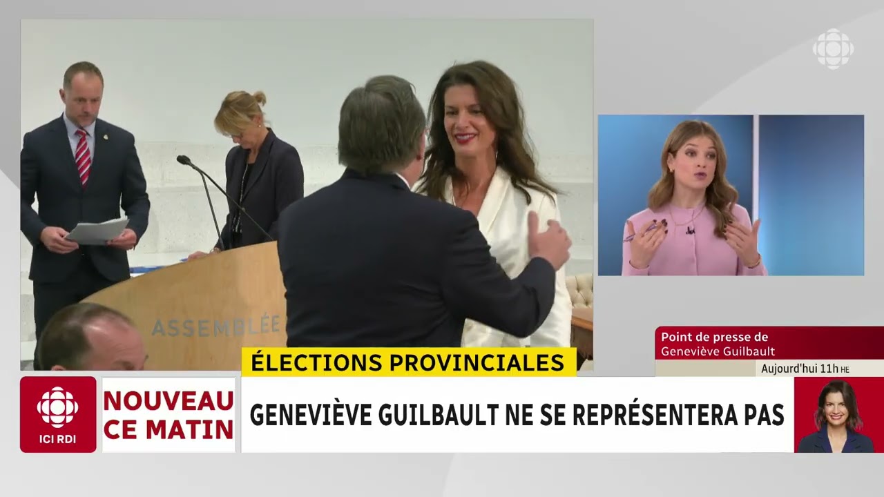 Geneviève Guilbault ne se représentera pas | D'abord l'info