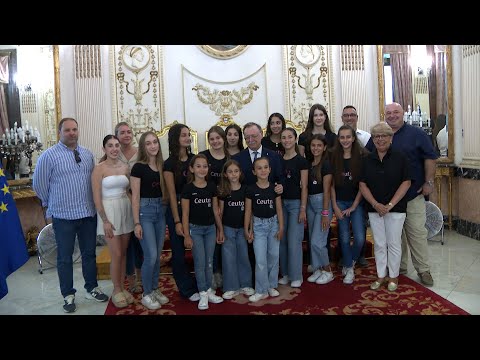 Vivas reconoce el valor de la gimnasia rítmica ceutí