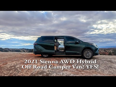 Byron Tomingas and his AWD Hybrid Sienna Off Road CAMPERVan REPORT 2024