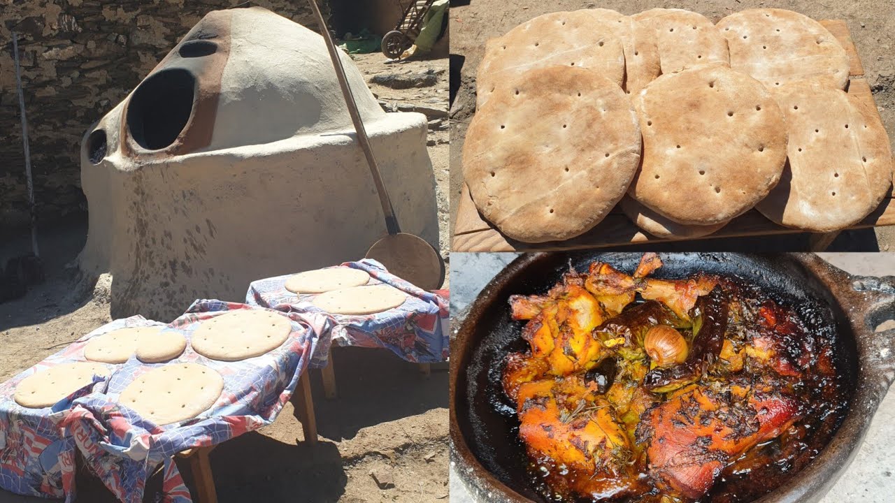 الحياة الحقيقة تبدأ من هنا.. دجاج مشوي وخبز والفلفل..نواحي الحسيمة