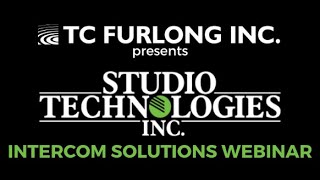 Intercom Solutions Webinar ft. Gordon Kapes from Studio Technologies Profile
