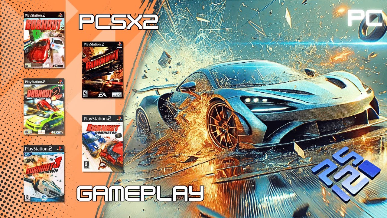 Every Burnout Games for Sony PlayStation 2 | PCSX2 Gameplay (FHD 1080p 60FPS)