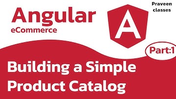 Angular Project eCommerce: Building a Simple Product Catalog  Part 1
