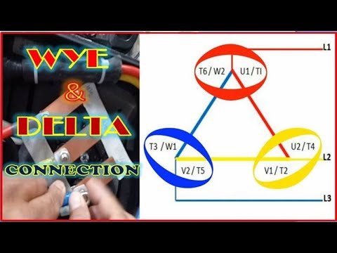 Actual Demonstration of WYE & DELTA 3 Phase Motor Connection. (Tagalog)