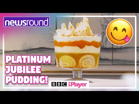 Lemon trifle crowned Platinum Jubilee Pudding! 🎂 Recipe in description! | Newsround