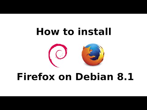 How to install Firefox on Debian 8.1