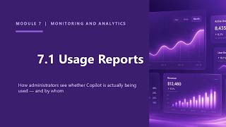 AB 900 Module 7 Lesson 1 Usage Reports