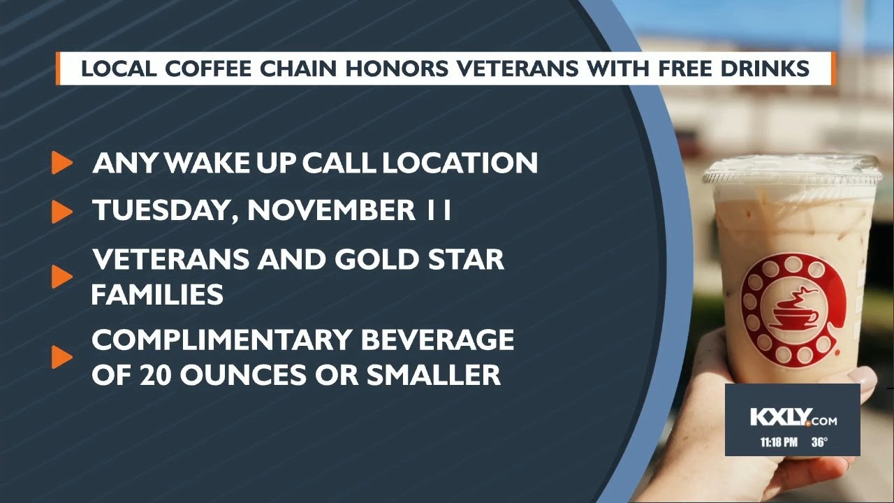 Local coffee chain honors veterans with free drinks