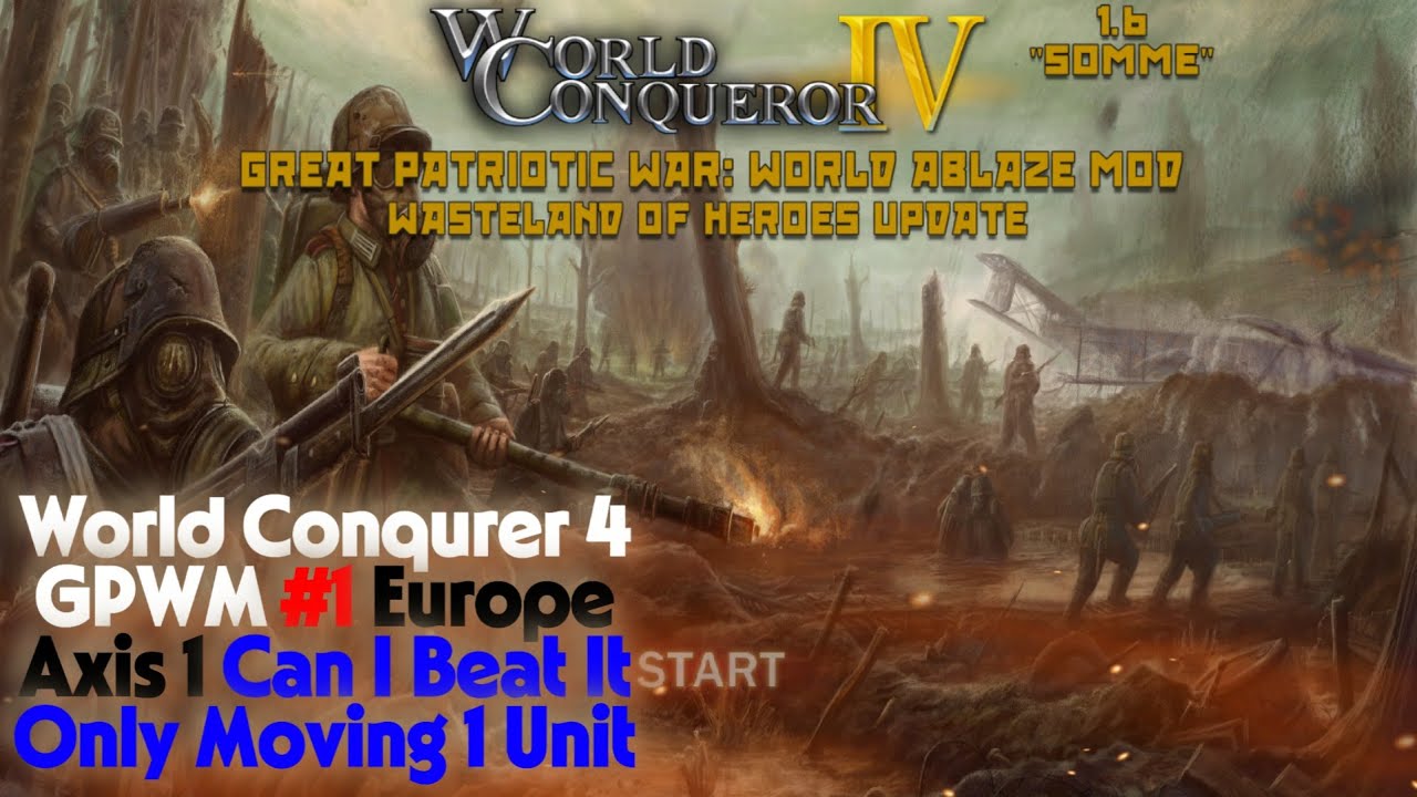 Can I Beat The Spanish Civil War Campaign Using ONLY ONE Unit? | World Conqueror 4 GPWM #1