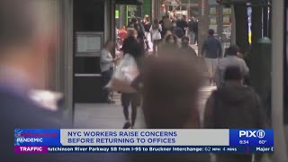 NYC city workers head back to the office Monday