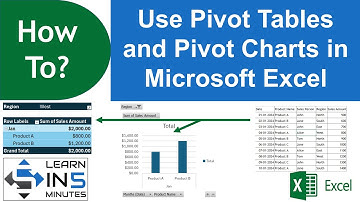 How to Create Pivot Tables and Pivot Charts in Excel | Step-by-Step Tutorial | Learn in 5 Minutes