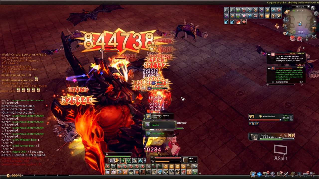 Otherworld Ancient Rock Tomb Hell Ravager/Crusader Solo AK.TO(Aura kingdom private server)