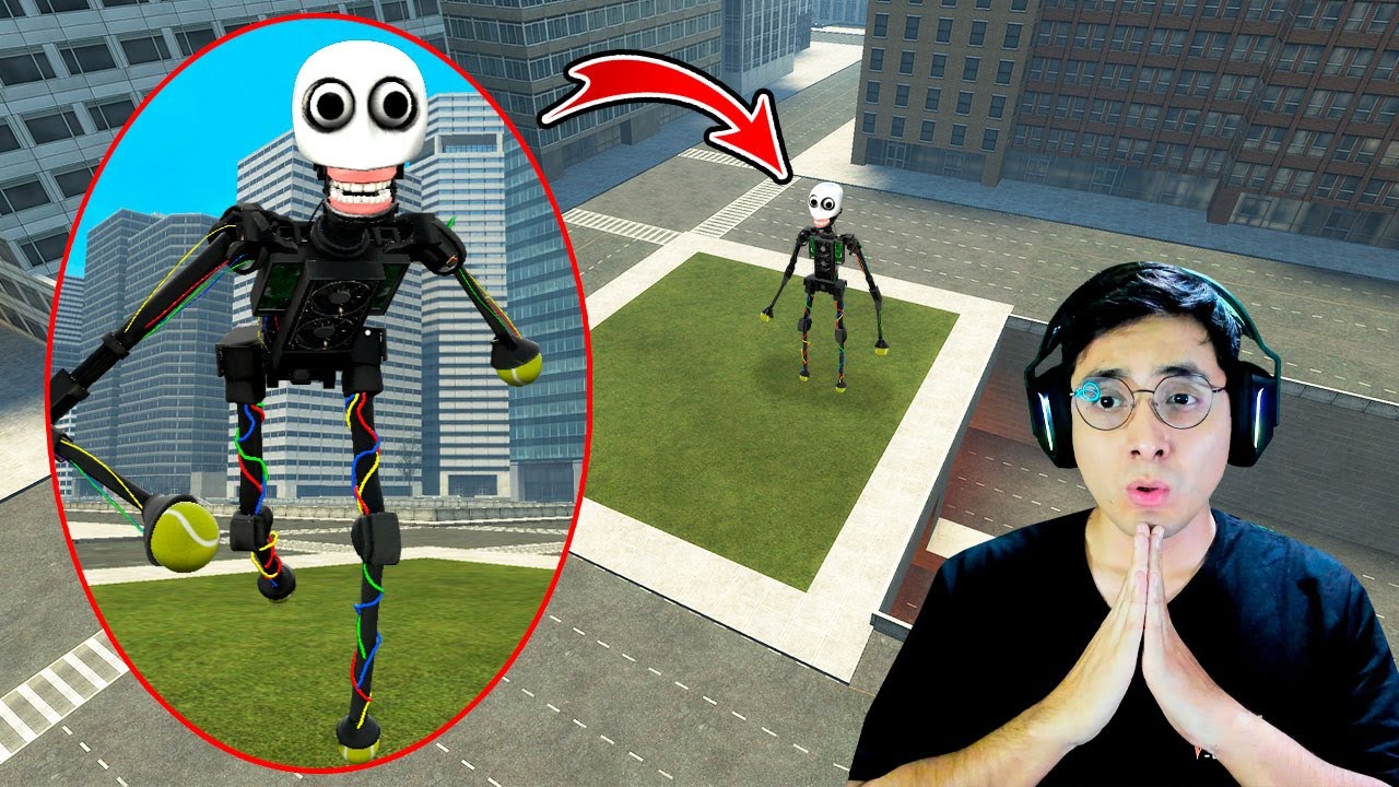 Un DRON capta a E.L.B.E.R.R en la CIUDAD - Garry's Mod