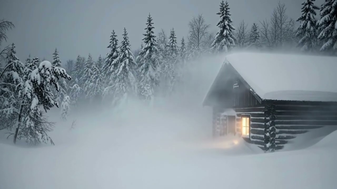 Snow and Wind Sounds for Deep Relaxation ❄️🌬️