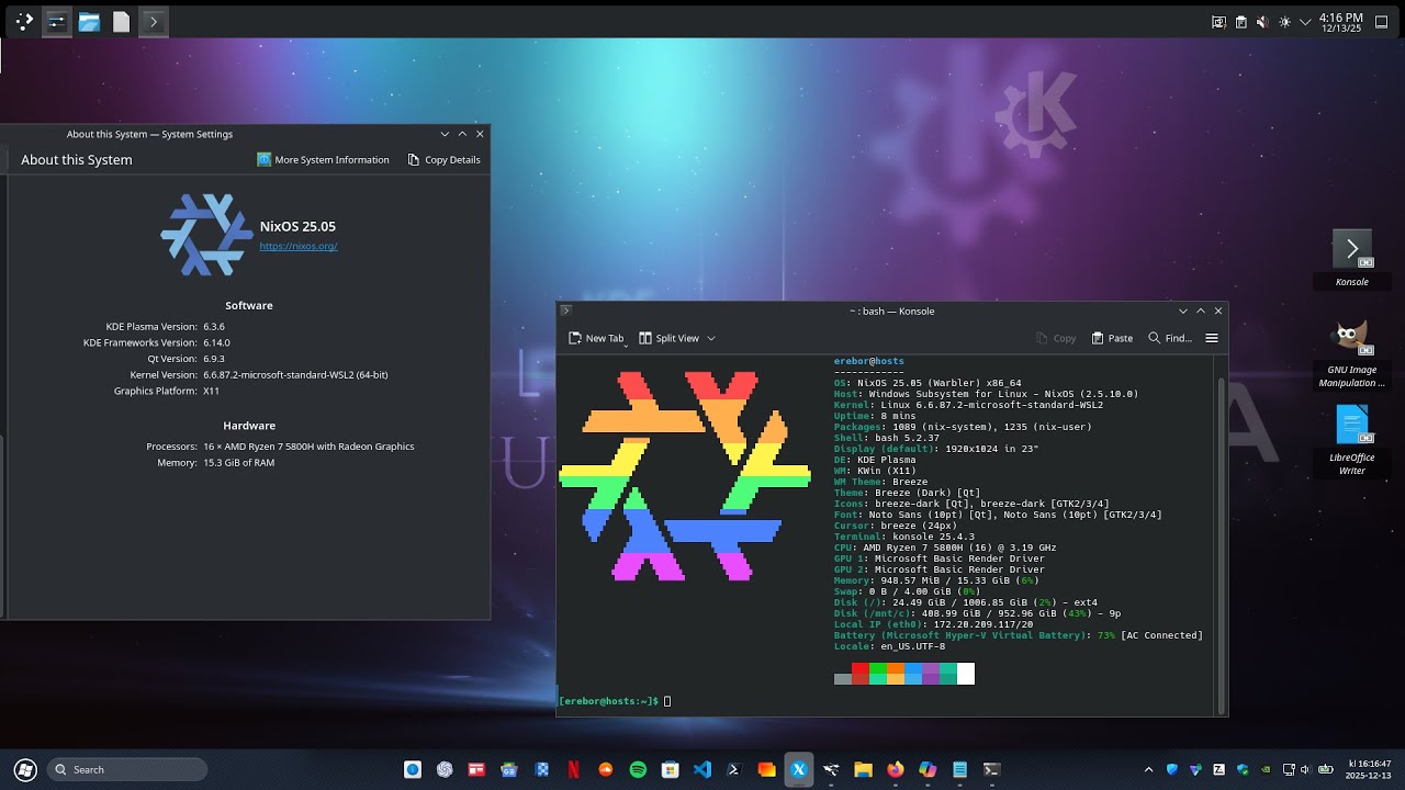 NixOS and KDE 6 - How To install KDE 6 via NixOS and Windows 11 - WSL - Linux - YouTube - 2025