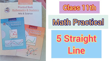 5. Straight line।Math practical।class 11th। @suhanii_49