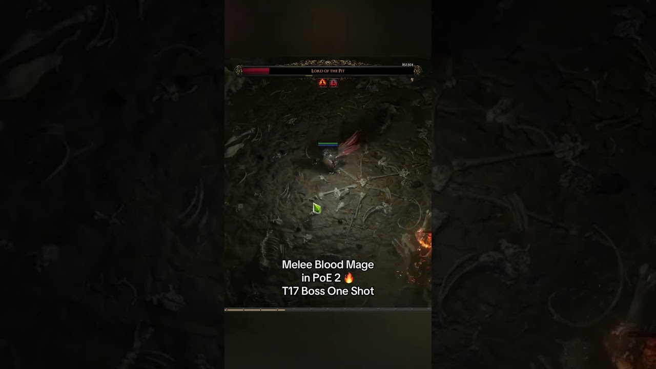 Blood Mage melee build is OP, ez one shot T17 bosses 🔥 