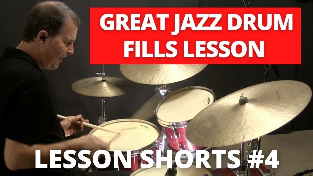 Great Jazz Drum Fills Drum Lesson 4 shorts YouTube
