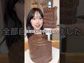 手作り超濃厚チョコケーキが濃厚すぎてチョコレートに溺れました🍫