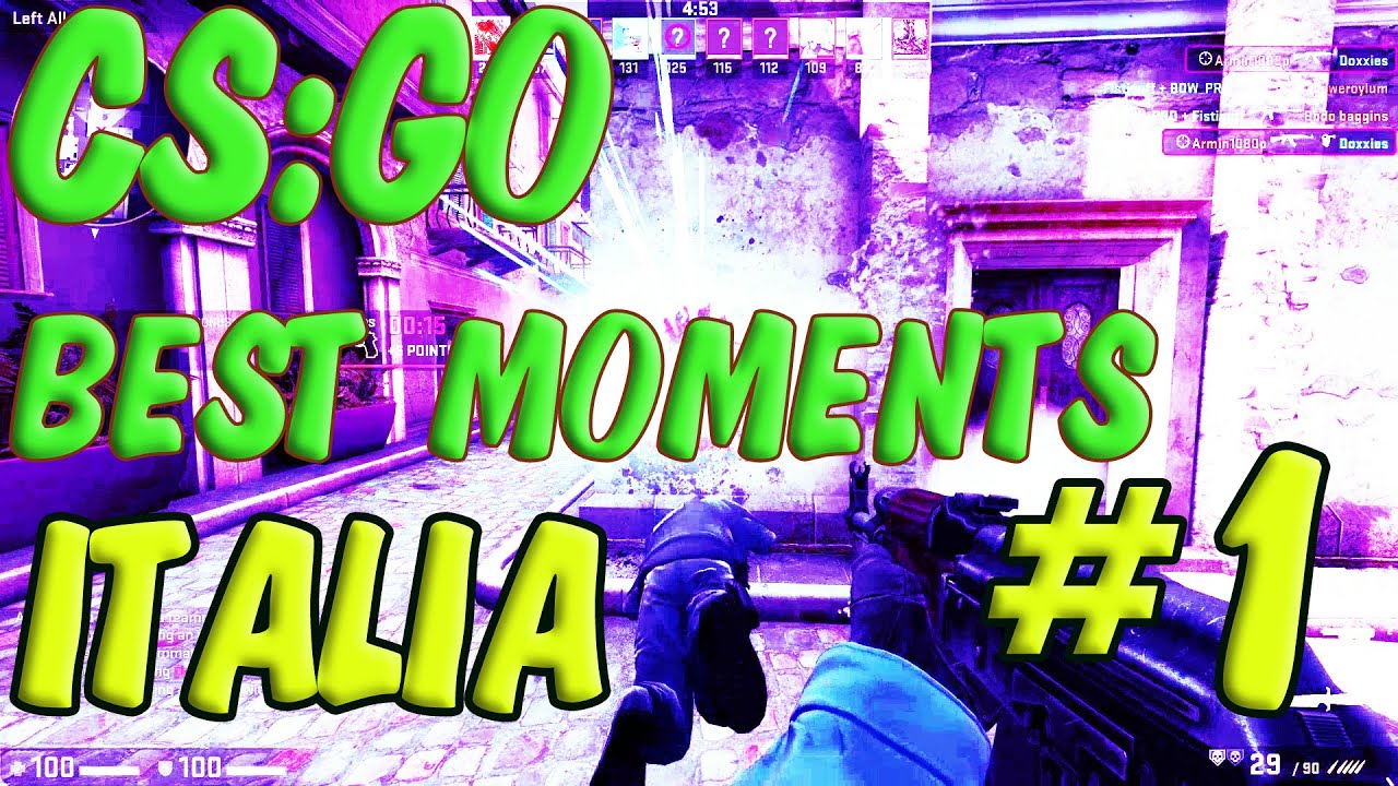 CS:GO - BEST MOMENTS ITALIA #1 43K 17D Game Play Death Match