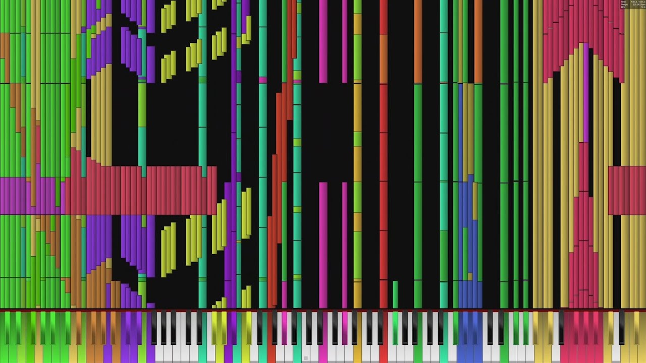 [Black MIDI] Pachelbel's Canon in [E]DM Nightcore - 496K Notes | 4K HDR+
