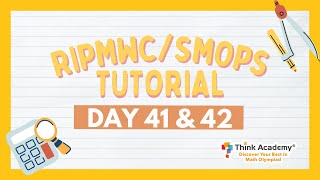 RIPMWC and SMOPS Tutorial - Week 9 Day 41 and 42